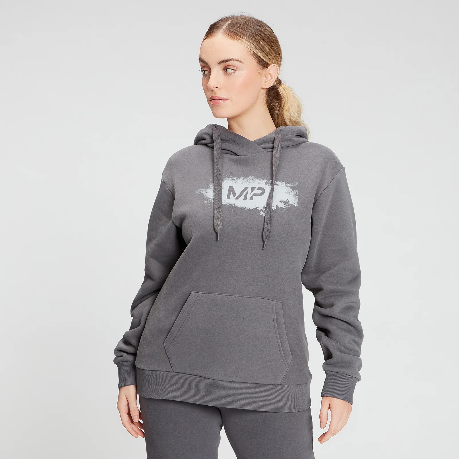 MP Women's Chalk Graphic Hoodie - Carbon - XXS Imagen 1