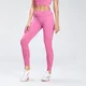 Mallas de entrenamiento con estampado de marca repetido para mujer de MP - Rosa