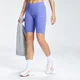 Pantalón corto de ciclismo de entrenamiento con estampado de marca repetido para mujer de MP - Azul violáceo