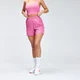 Pantalón corto de entrenamiento con estampado de marca repetido para mujer de MP - Rosa