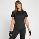 Camiseta de entrenamiento con gráfico de MP repetido para mujer de MP - Negro