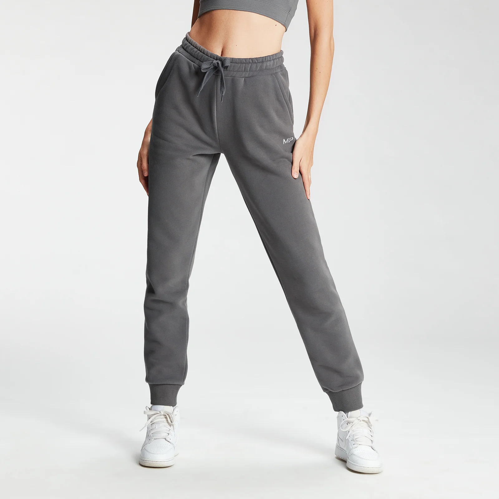 Joggers con gráfico de MP repetido para mujer de MP - Gris carbón - XXS Imagen 1