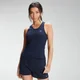 Camiseta sin mangas de punto elástico acanalado Essentials para mujer de MP - Azul marino