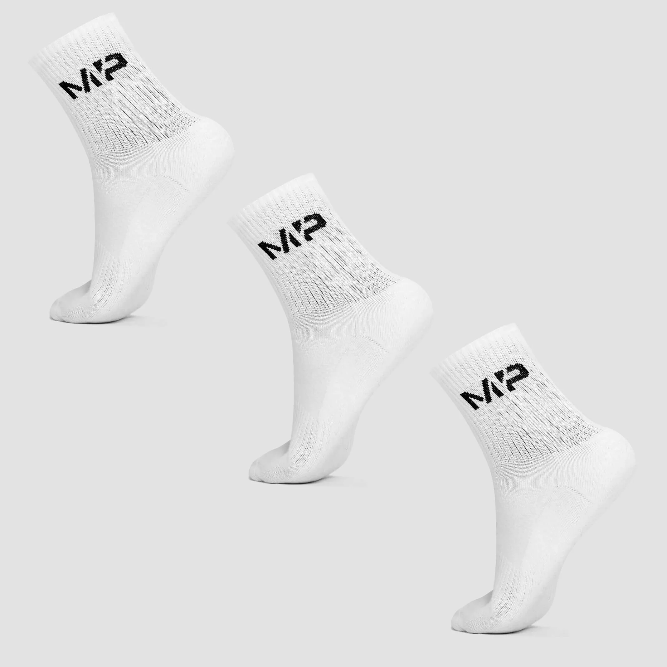 MP Men's Crew Socks (3 Pack) - White - UK 6-8 Imagen 1