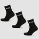 Calcetines clásicos Essentials para hombre de MP - Negro (pack de 3)