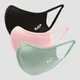 Mascarilla Curve de MP (pack de 3) - Negro/Rosa geranio/Verde limón