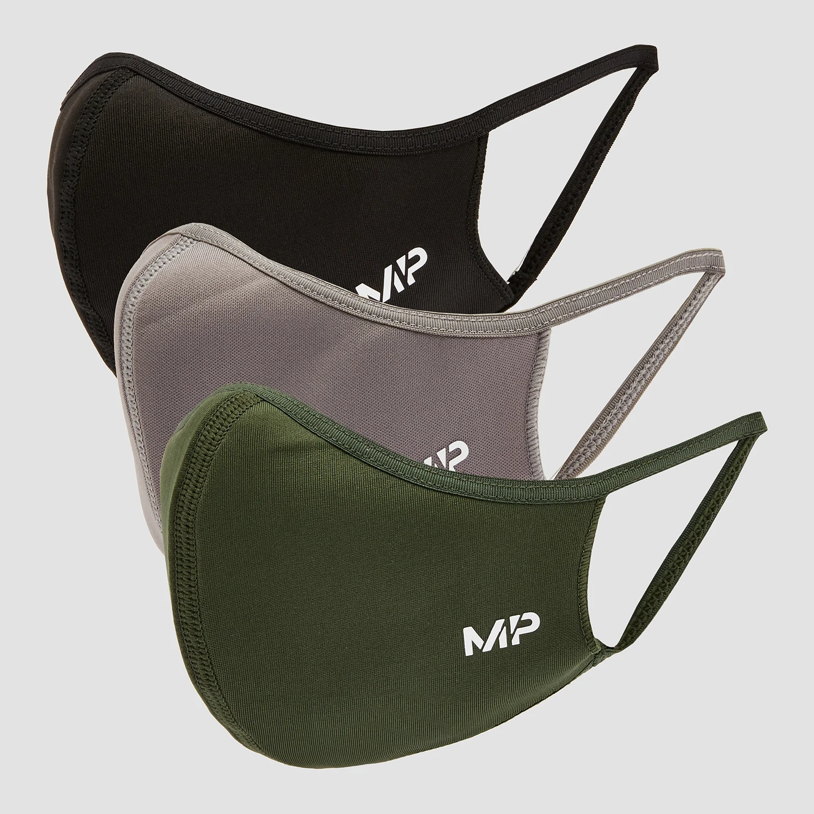 MP Curve Mask (3 Pack) - Black/Leaf Green/Carbon - S/M Imagen 1