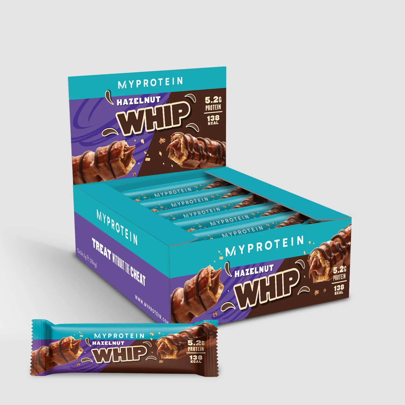 Wafer Whip - 12x24g - Chocolate con Leche Imagen 1