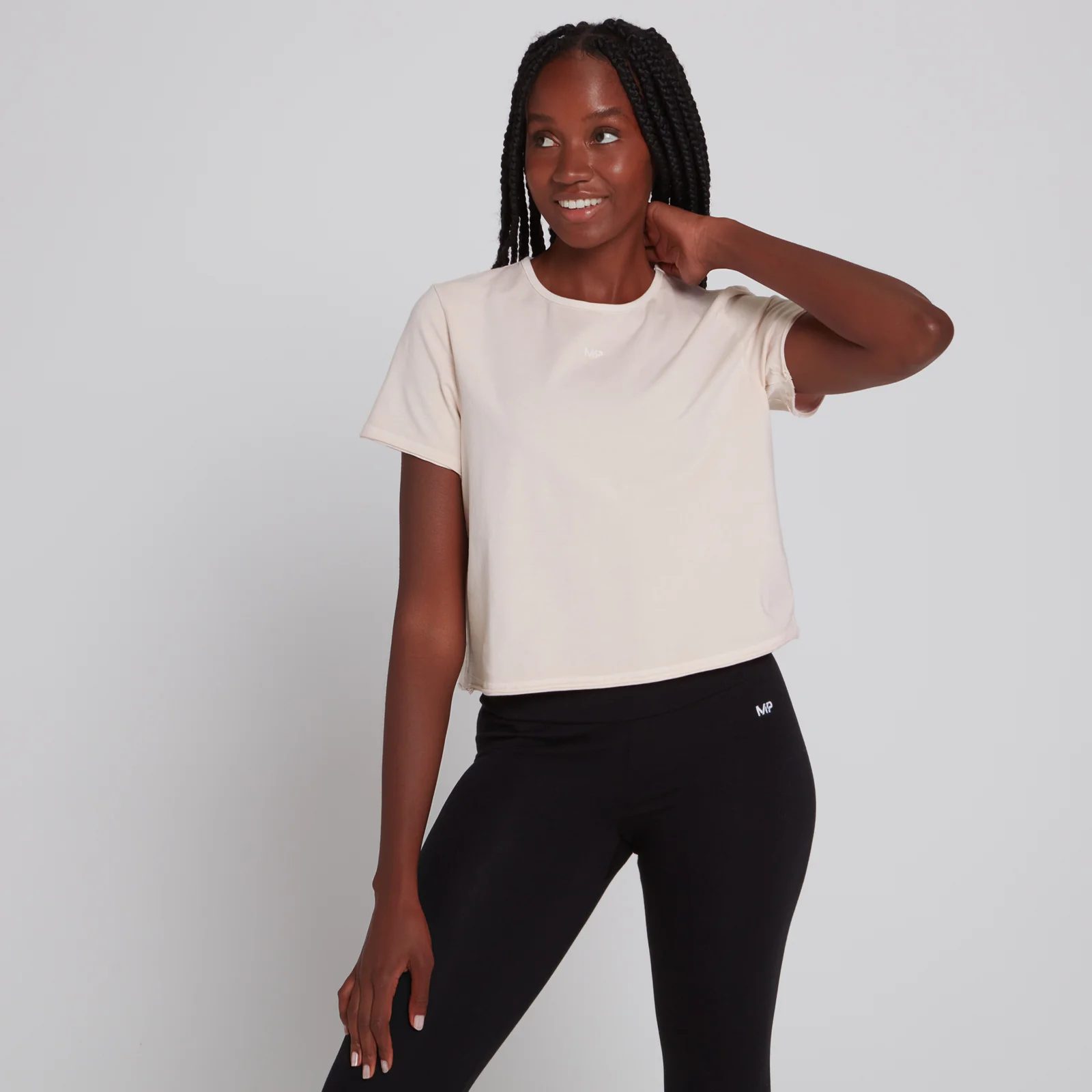 MP Women's Training Cropped T-Shirt - Light Pink - XXS Imagen 1