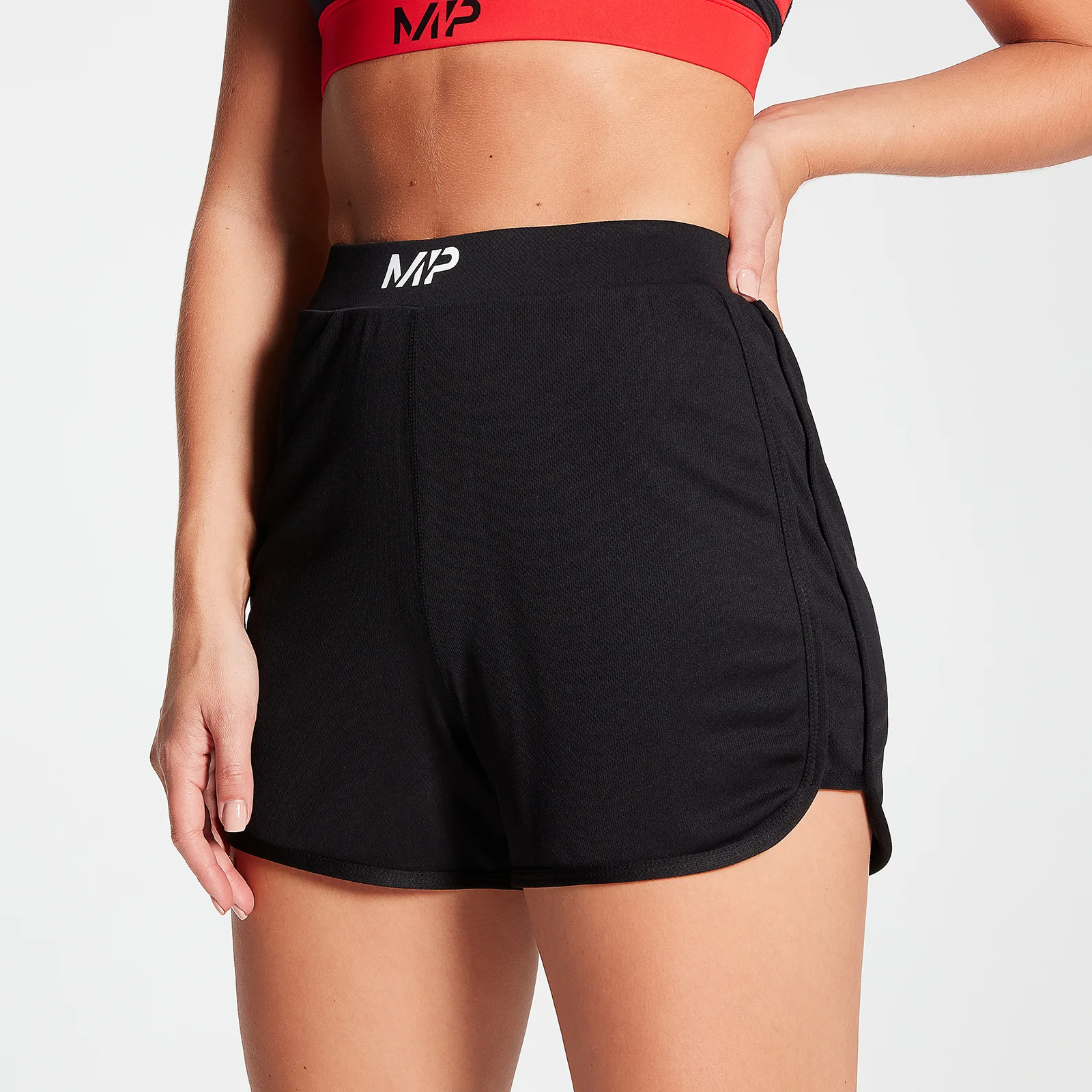 Pantalón corto de punto ligero Engage para mujer de MP - Negro - XXS Imagen 1
