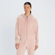 Sudadera con capucha y cremallera integral Rest Day para mujer de MP - Beis lavado