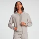 Sudadera con capucha y cremallera integral Rest Day para mujer de MP - Gris hueso