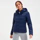 Plumífero con capucha, ligero y plegable para mujer de MP - Azul marino