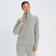 Forro polar con cremallera 1/4 Essentials para mujer de MP - Gris tormenta