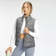 Chaleco de plumas ligero para mujer de MP - Gris tormenta