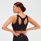 Sujetador deportivo cortado a láser Sculpt para mujer de MP - Negro