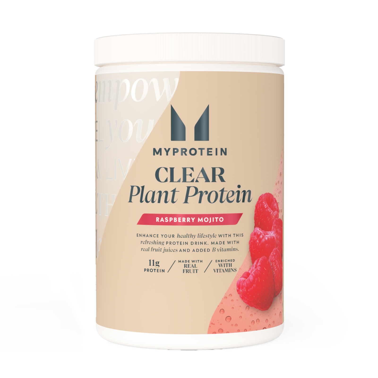 Clear Vegan Protein - 20raciones - Frambuesa y Mojito Imagen 1