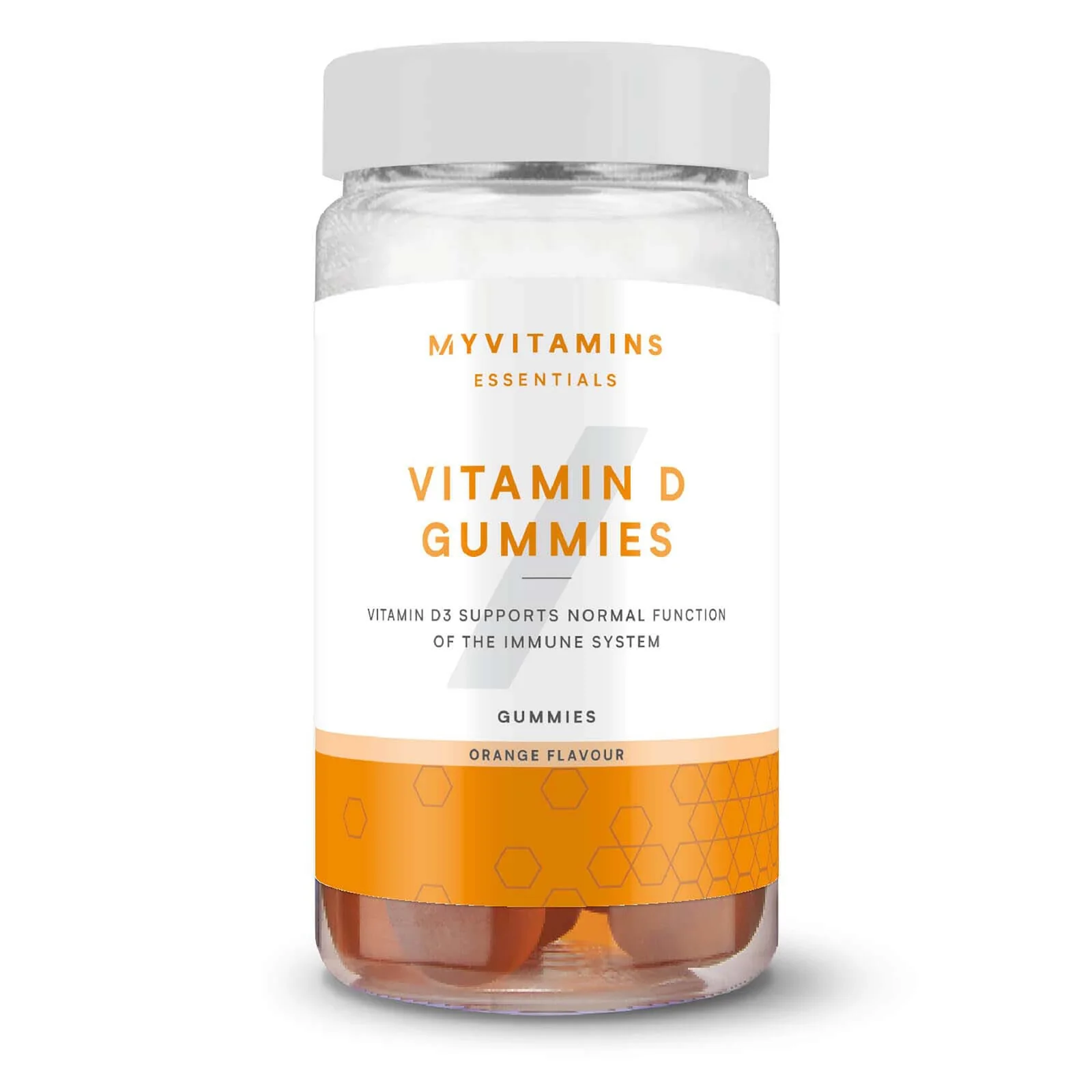 Gominolas de vitamina D - 60raciones - Naranja Imagen 1