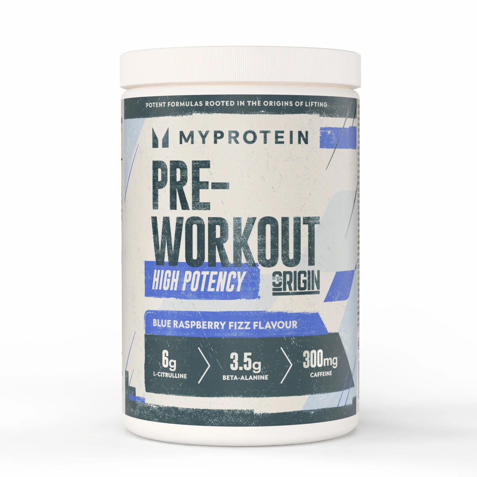 Origin Pre-Entreno - 600G - 30raciones - Blue Raspberry Fizz Imagen 1