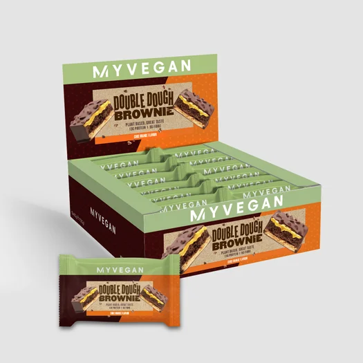 Double Dough Brownie Vegano - Brownie de Chocolate