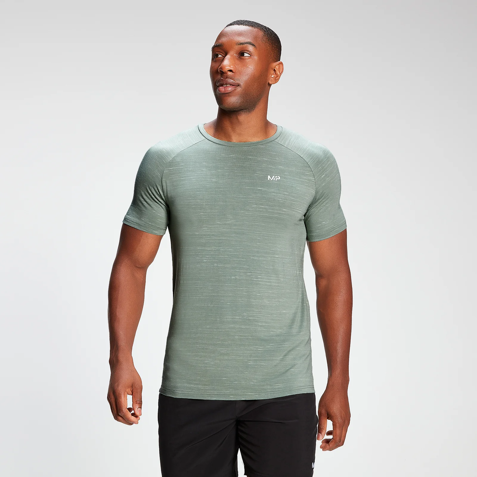 MP Men's Performance Short Sleeve T-Shirt - Pale Green Marl - XXS Imagen 1