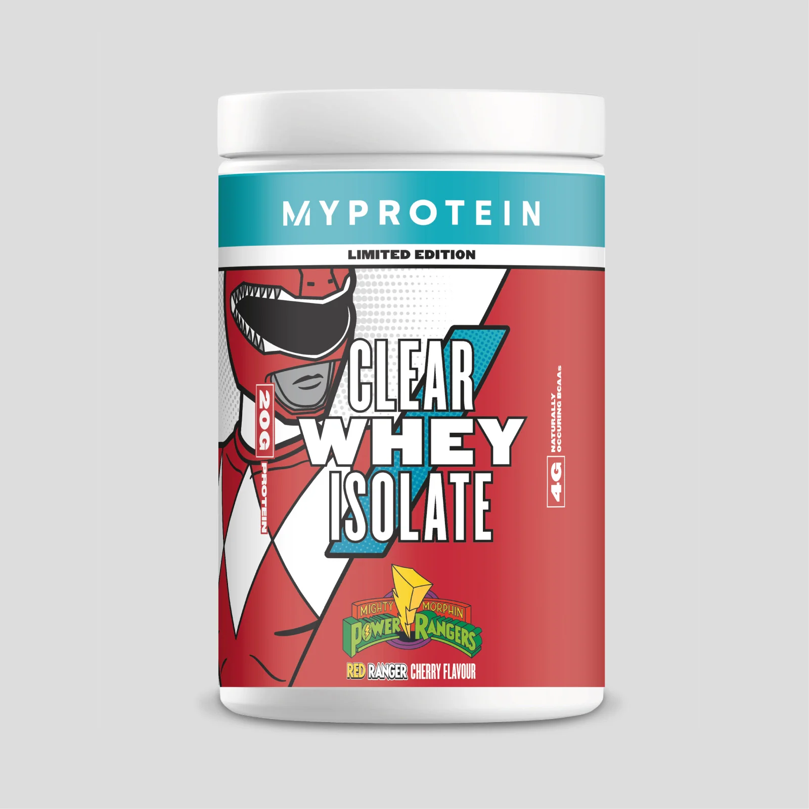 Clear Whey Isolate – Power Rangers - 20raciones - Black Cherry Imagen 1