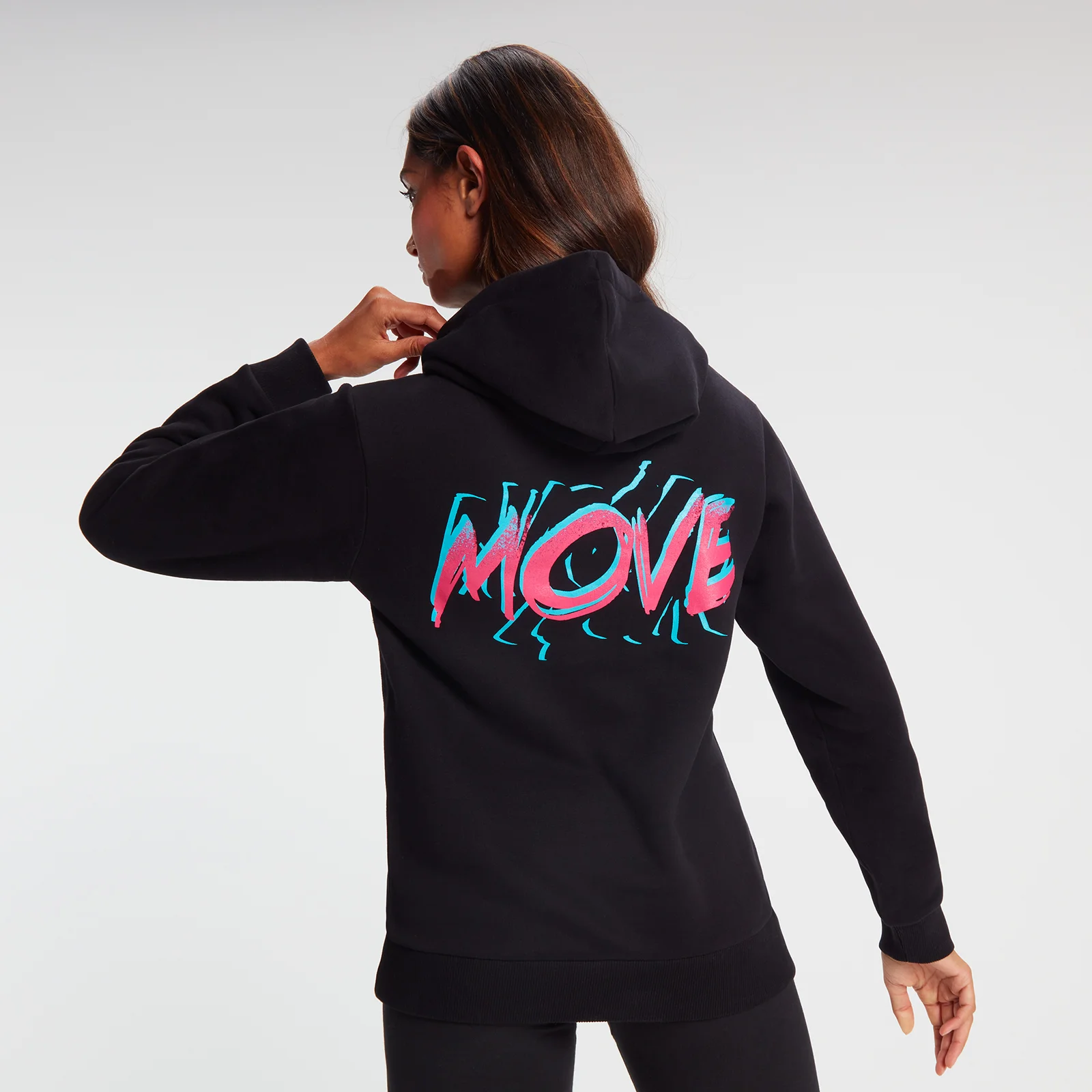 Sudadera con capucha Retro Move para mujer de MP - Negro - XXS Imagen 1