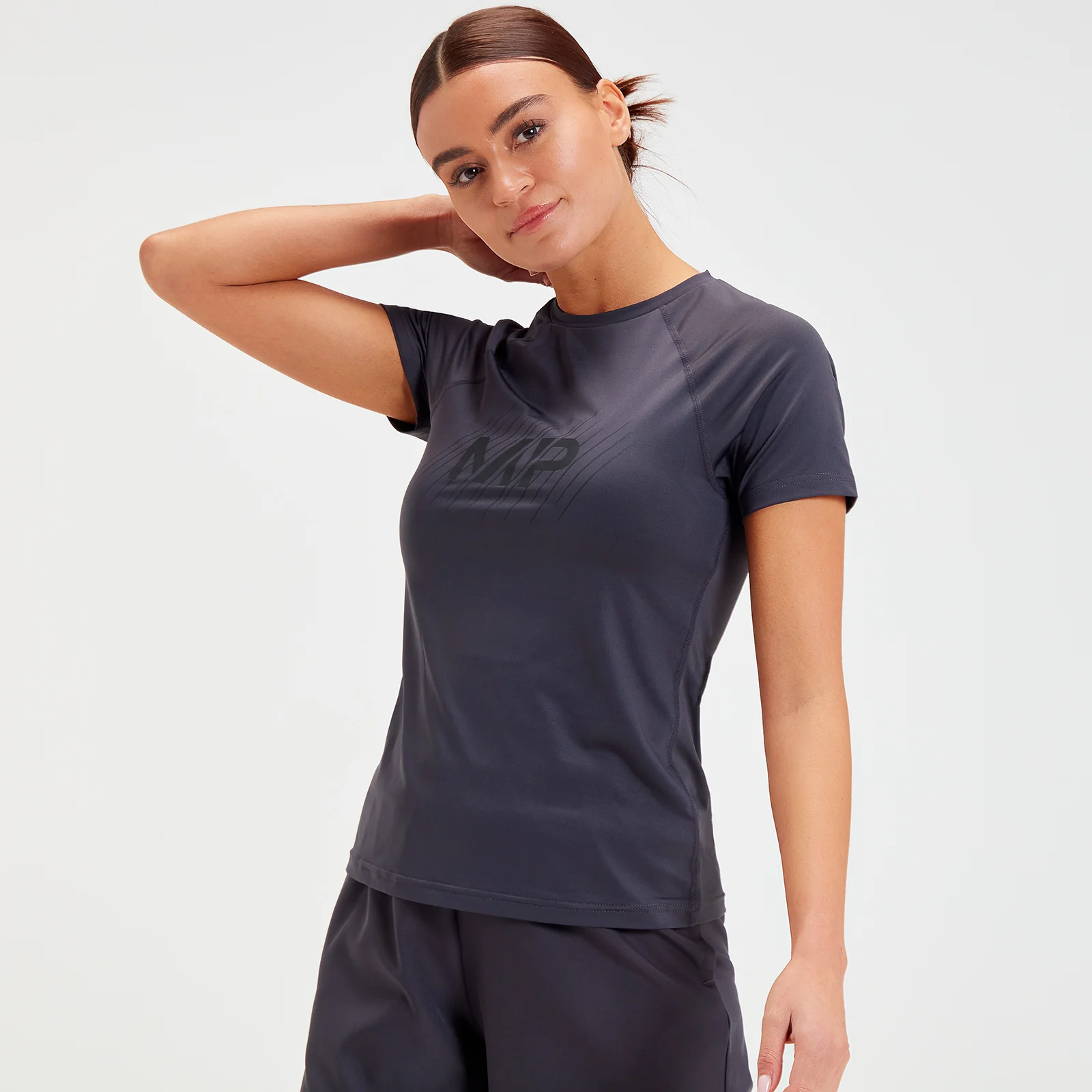 MP Women's Singles Day T-Shirt | Gun Metal - XXS Imagen 1