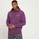 Sudadera con capucha Adapt de efecto lavado para hombre de MP - Morado oscuro