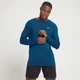 Camiseta de manga larga Performance para hombre de MP - Azul Poseidón jaspeado
