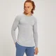 Camiseta de manga larga Form para hombre de MP - Gris tormenta jaspeado