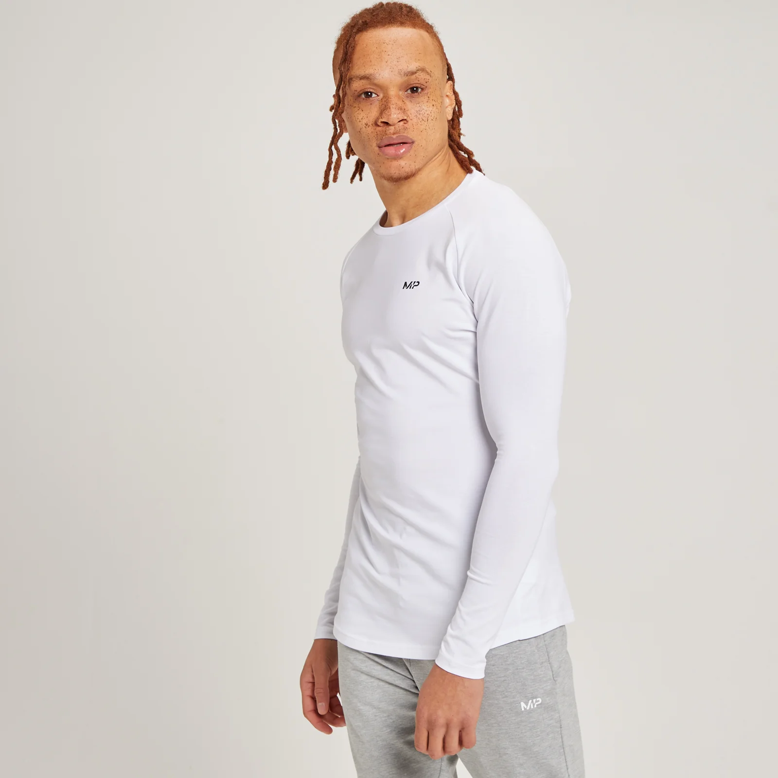 Camiseta de manga larga Form para hombre de MP - Blanco - XXS Imagen 1