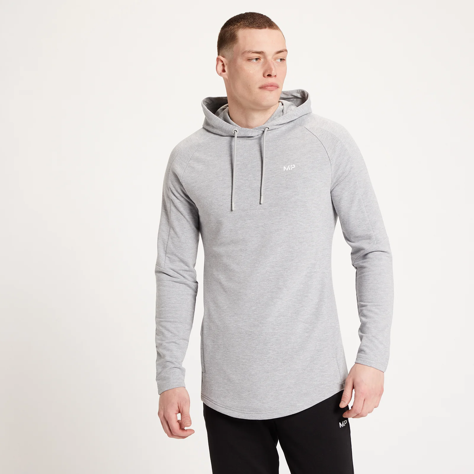 Sudadera con capucha Form para hombre de MP - Gris tormenta jaspeado - XXS Imagen 1