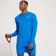 Camiseta de manga larga de entrenamiento con gráfico de MP repetido para hombre de MP - Azul medio