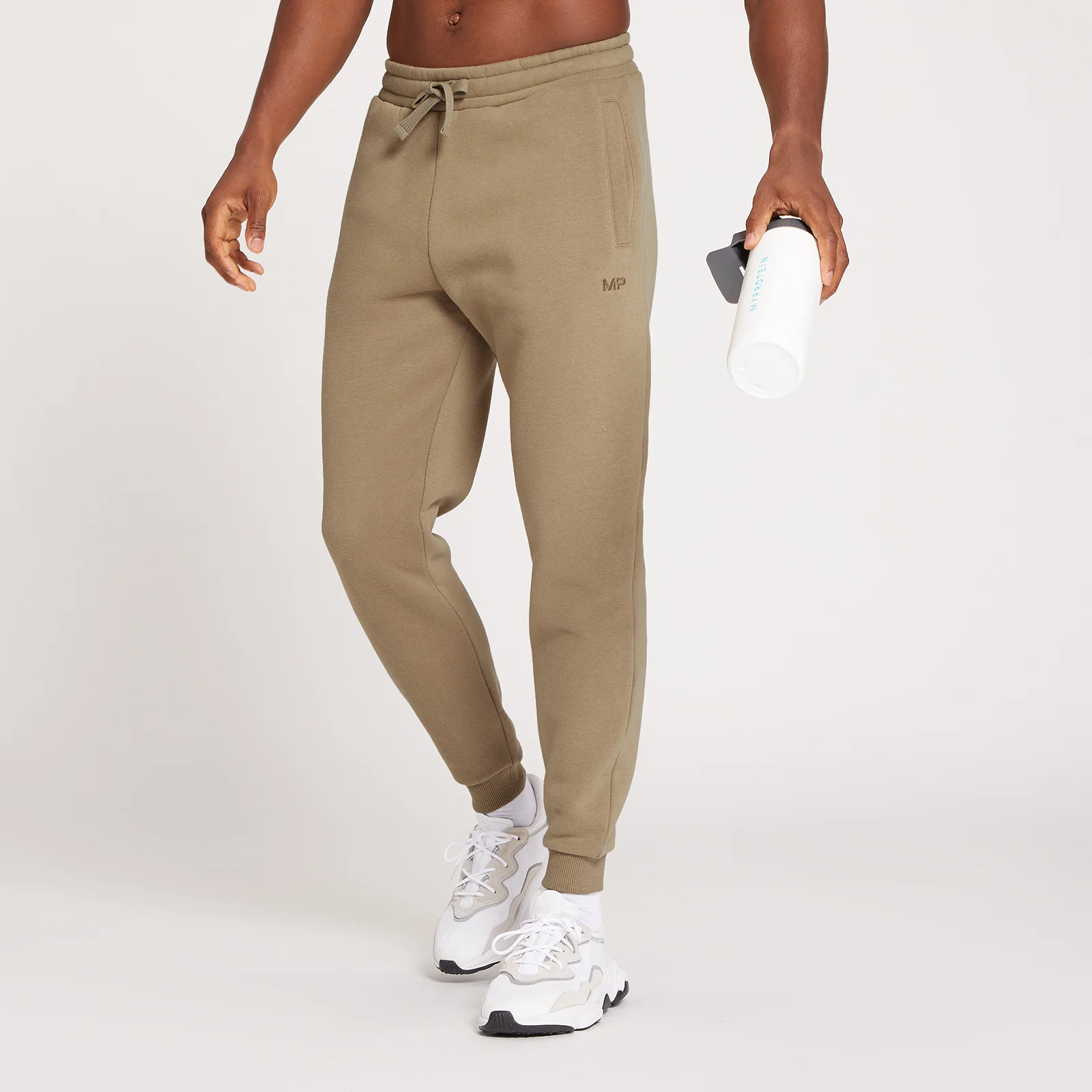 Pantalón deportivo con detalle gráfico de MP repetido para hombre de MP - Marrón grisáceo - XXS Imagen 1