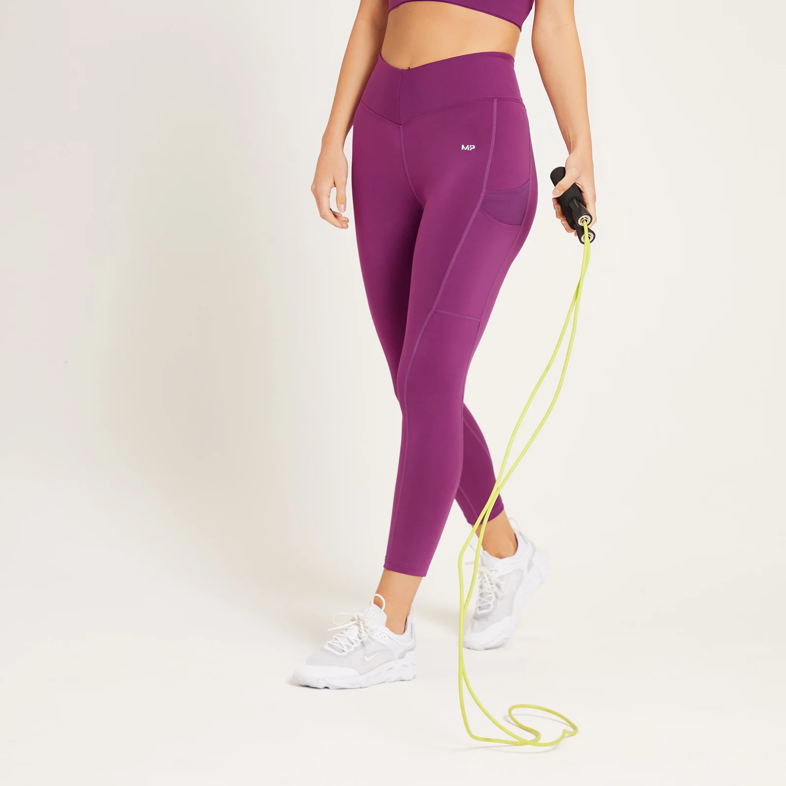 Mallas Tempo con largo por encima del tobillo para mujer de MP - Morado - XXS Imagen 1