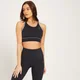 Sujetador deportivo reversible Adapt para mujer de MP - Negro/ Galaxia