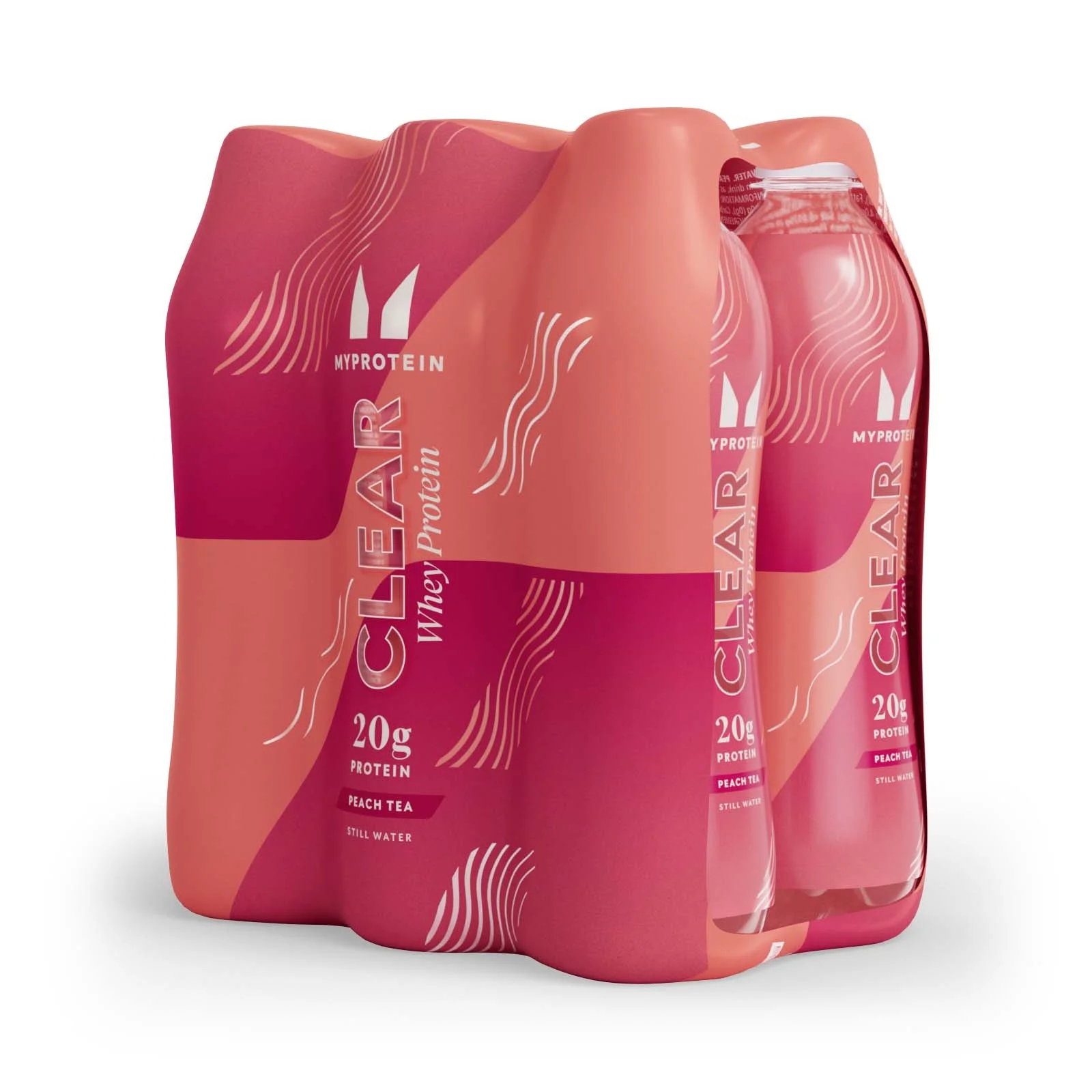 Clear Protein Water - RTD (pack de 6 unidades) - 6 Pack - Té de Melocotón Imagen 1