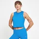 Camiseta corta sin mangas de entrenamiento con gráfico de MP repetido para mujer de MP - Azul real