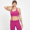 Sujetador de entrenamiento con espalda nadadora y gráfico de MP repetido para mujer de MP - Rosa oscuro