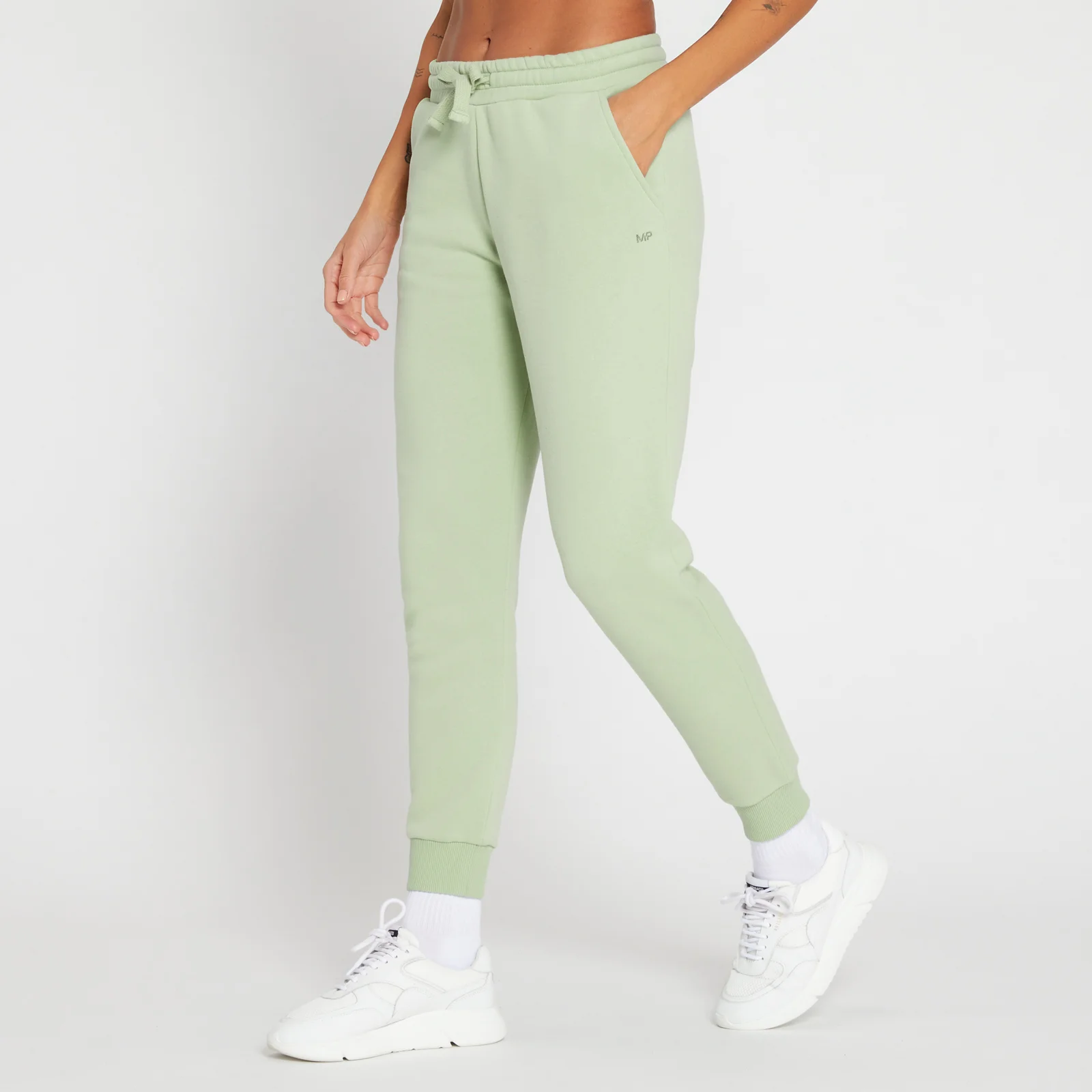 Joggers con gráfico de MP repetido para mujer de MP - Verde escarcha - XXS Imagen 1