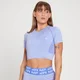 Camiseta de manga corta Curve Crop de MP para mujer - Morado tiza