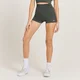 Pantalón corto de talle alto para mujer de MP - Gris carbón jaspeado