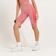Pantalón corto de ciclismo de talle alto Curve para mujer de MP - Rojo jaspeado
