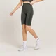 Pantalón corto de ciclismo de talle alto Curve para mujer de MP - Gris carbón jaspeado
