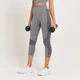 Mallas 3/4 de talle alto Curve para mujer de MP - Gris jaspeado