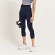 Mallas 3/4 de talle alto Curve para mujer de MP - Azul jaspeado Galaxy