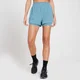 Pantalón corto 2 en 1 Velocity Ultra para mujer de MP - Azul piedra