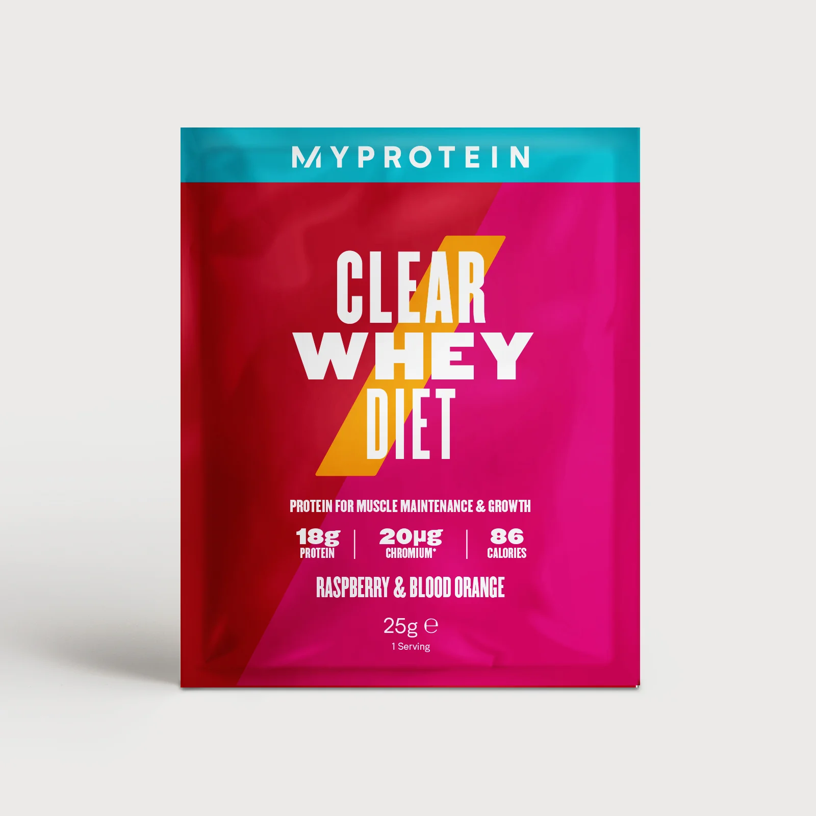 Myprotein Clear Diet Whey (Sample) - 25g - Raspberry & Blood Orange Imagen 1