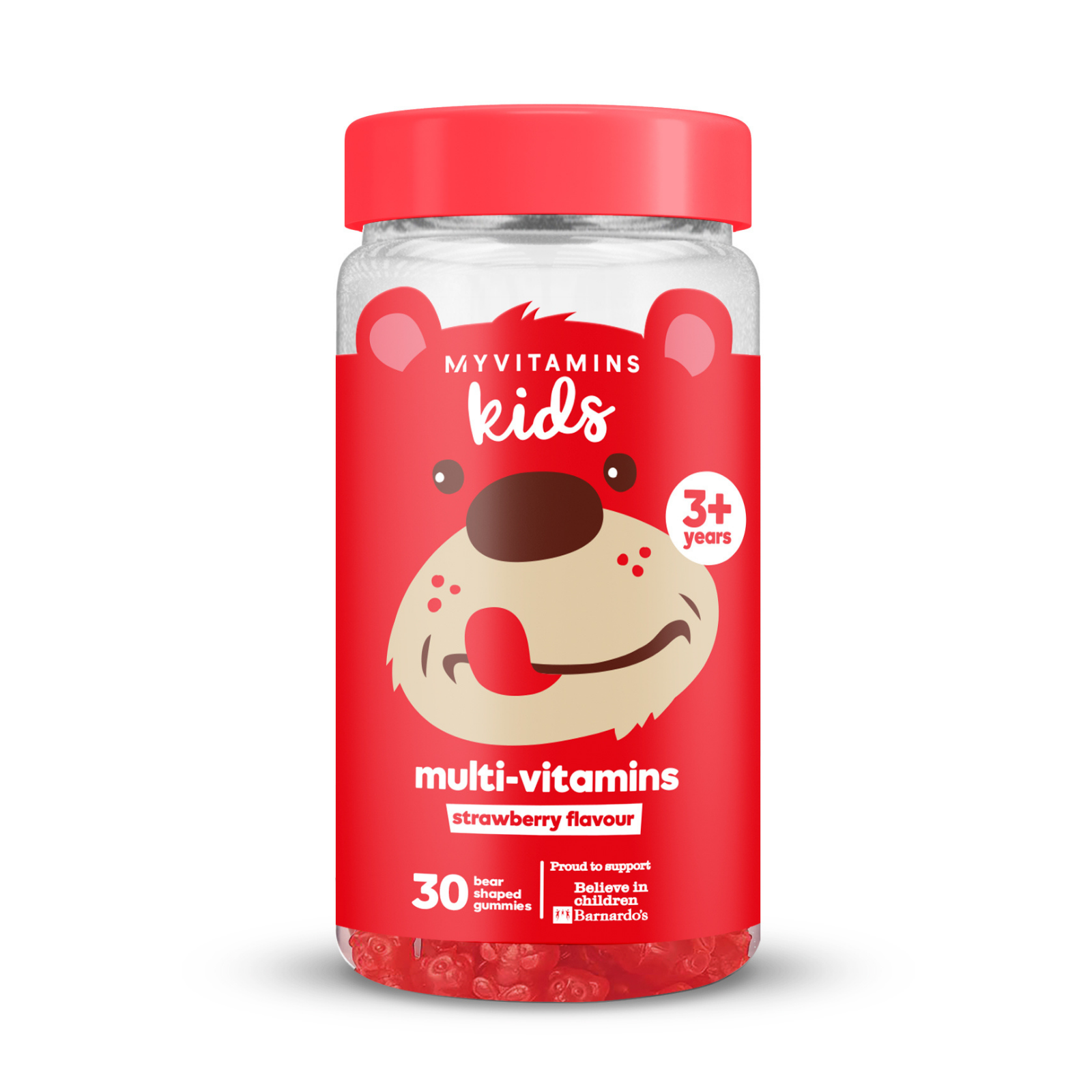 Gominolas multivitamínicas para niños - 30Gominolas - Fresa Imagen 1